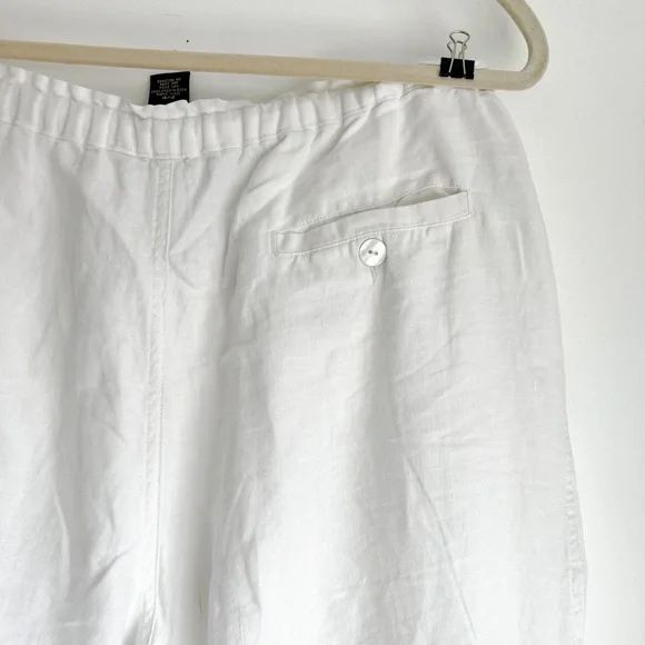 White Linen Slacks - Picture 4 of 5